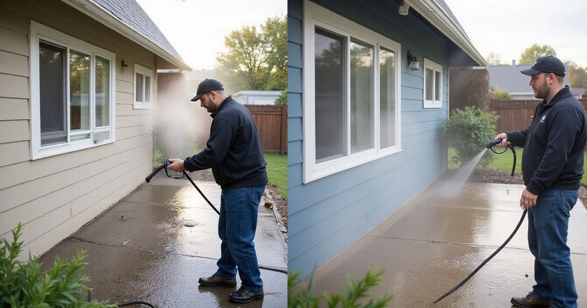 Soft Washing vs Pressure Washing: What's the Difference?